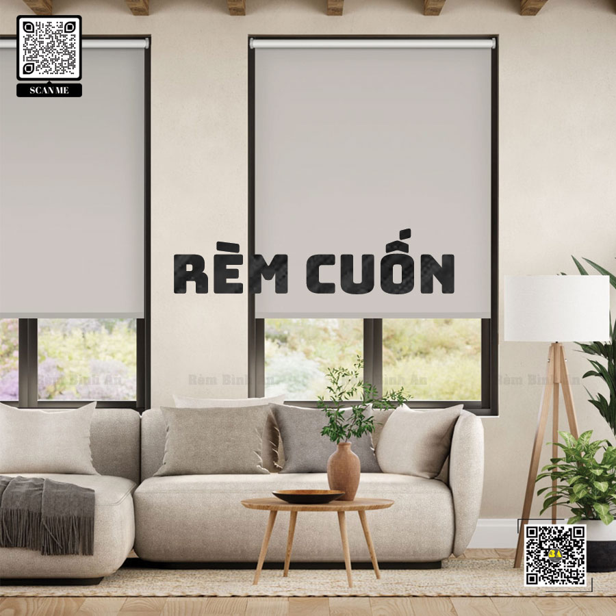 Rèm Cuốn Chống Nắng Giá Rẻ Bình An