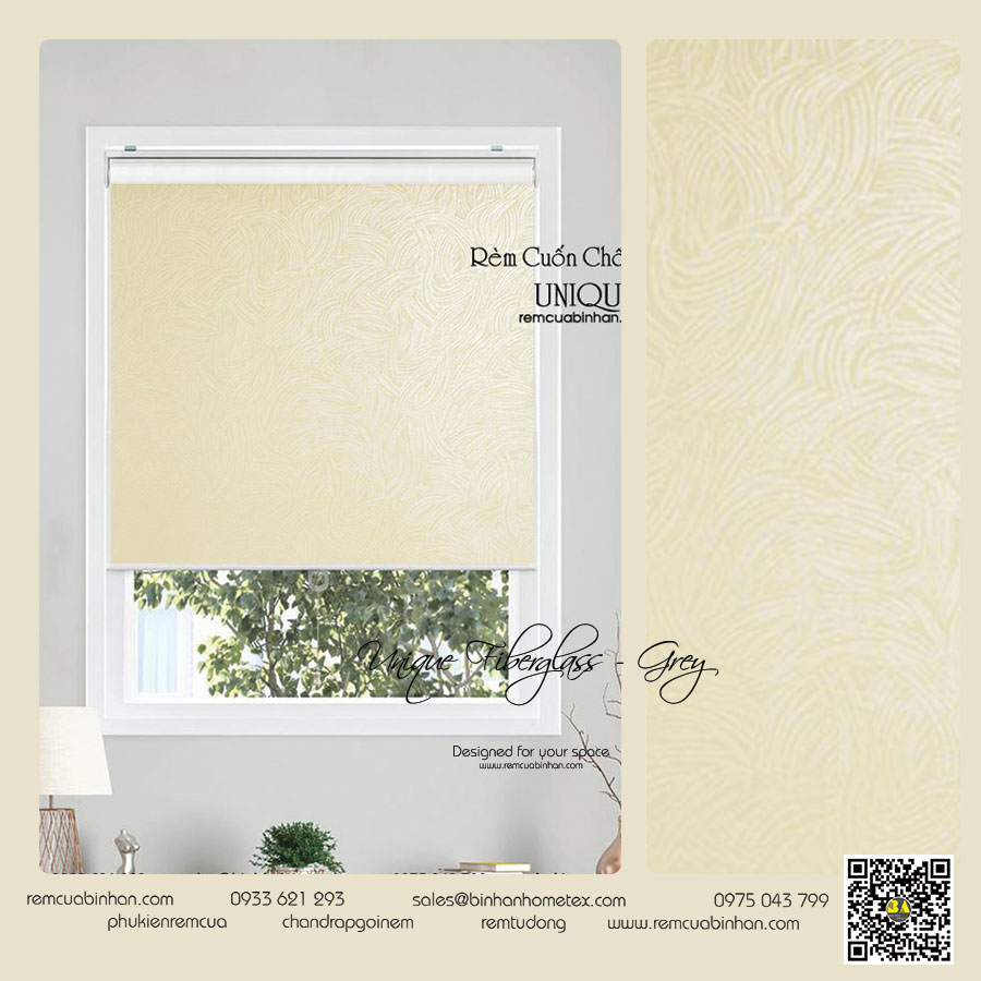 Rèm Cuốn Chống Nắng Vải Fiberglass - Bảo Vệ Sức Khỏe