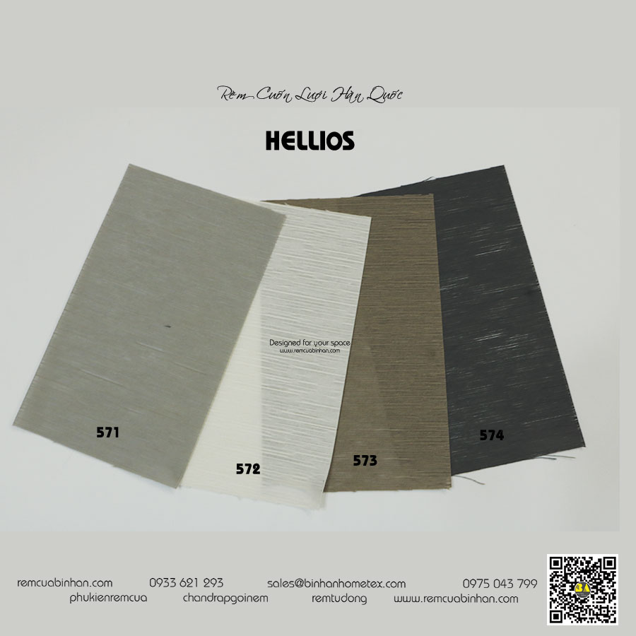 Rèm Cuốn Lưới Hàn Quốc Lấy Sáng Tự Nhiên Màn Cuốn Lưới HELLIOS