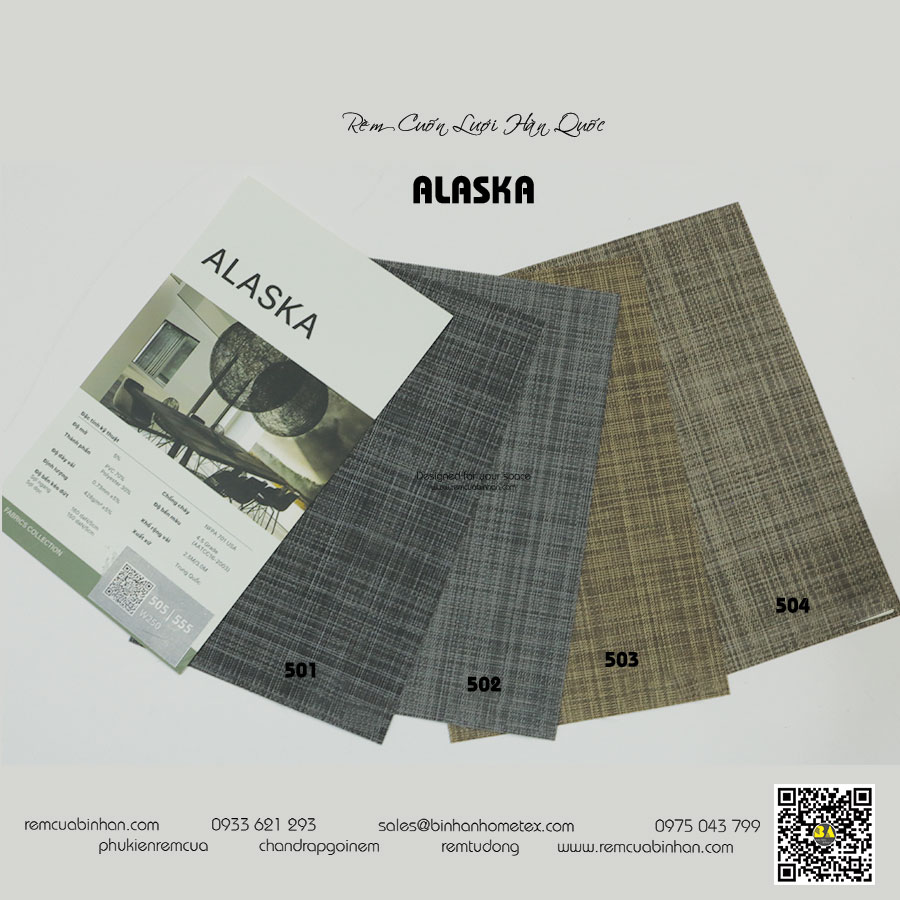 Rèm Cuốn Lưới Hàn Quốc Màn Cuốn Lấy Sáng Sunscreen ALASKA