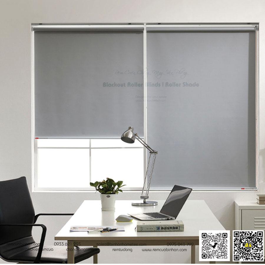 Rèm cuốn chống nắng trơn - Giá rẻ - Bảo hành dài hạn BASIC