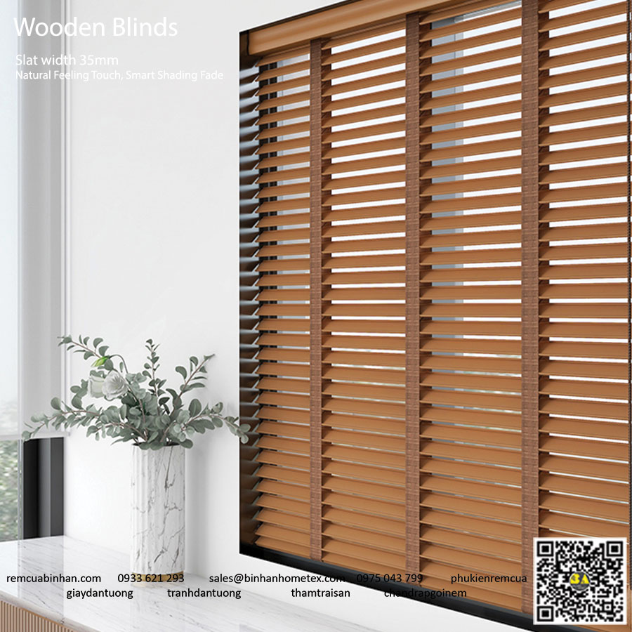 Rèm sáo gỗ văn phòng - Giá tốt, Chất lượng cao