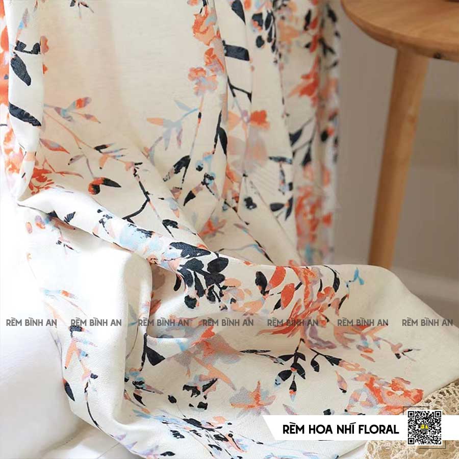 Rèm Hoa Nhí Vintage Floral