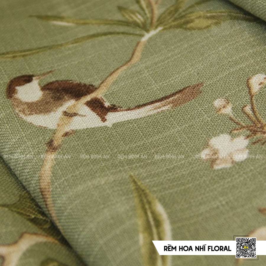 Rèm Hoa và Chim Indochine