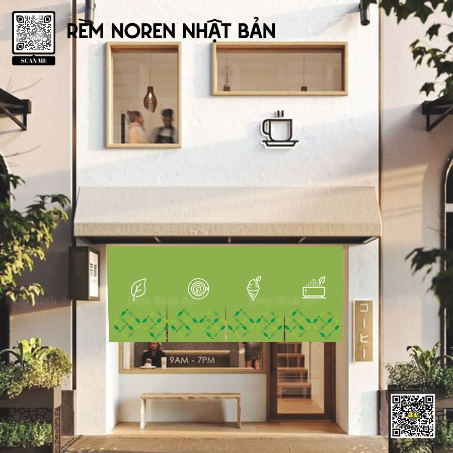 Rèm Noren Bình An - Che Bếp & Nhà Hàng Nhật