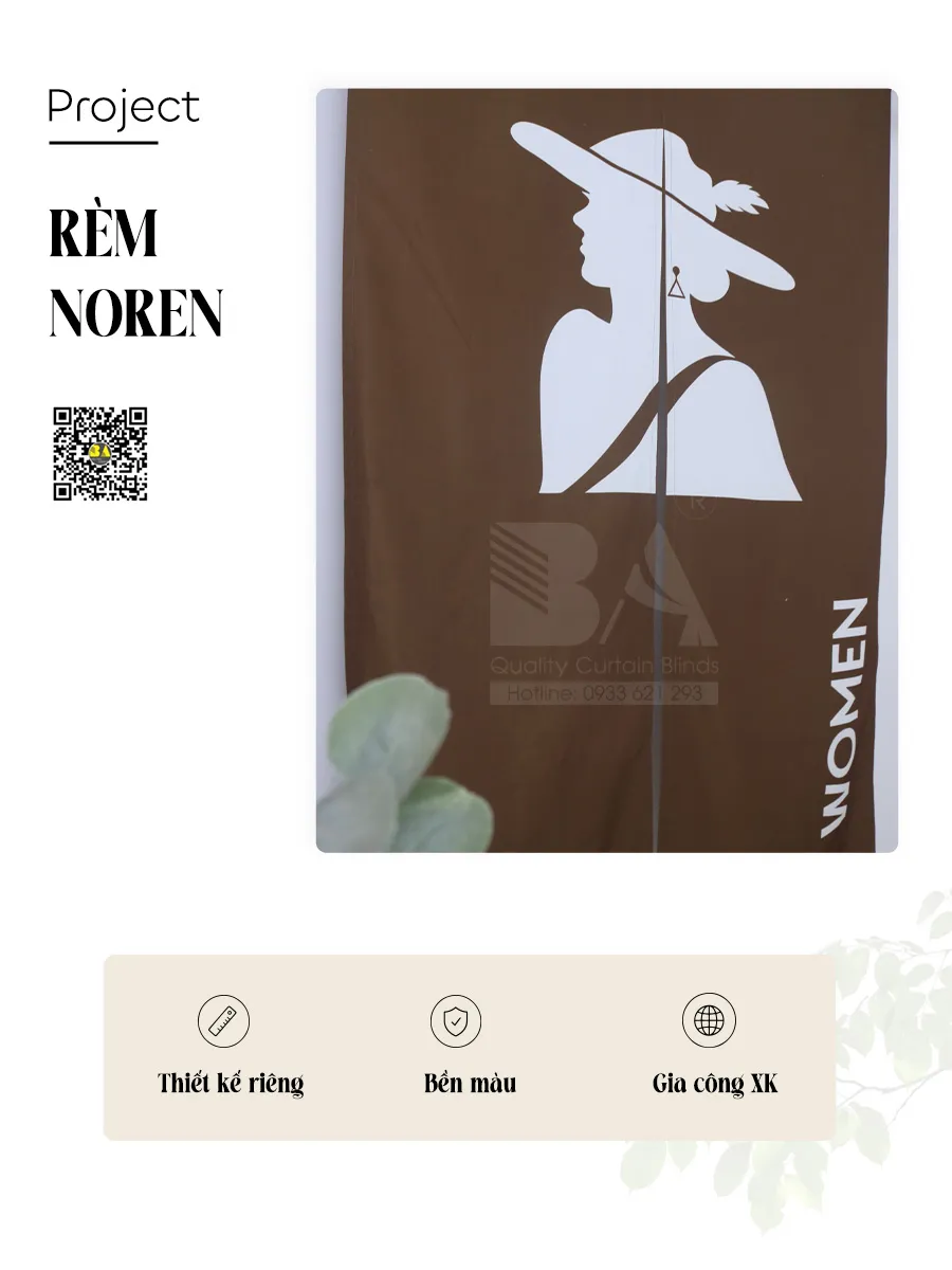 Rèm Noren Che Toilet Nữ In Theo Yêu Cầu – Made in Vietnam