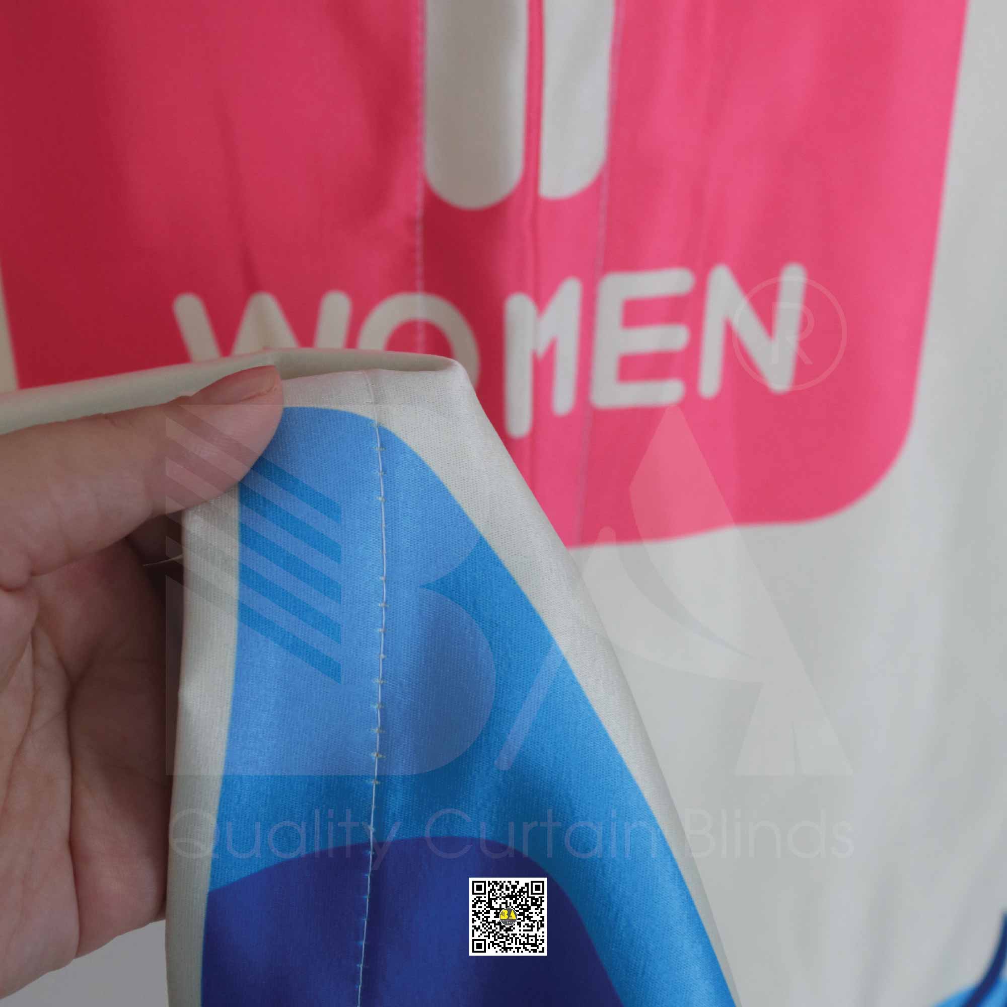 Rèm Noren In Logo Thương Hiệu Chống Nước Bình An