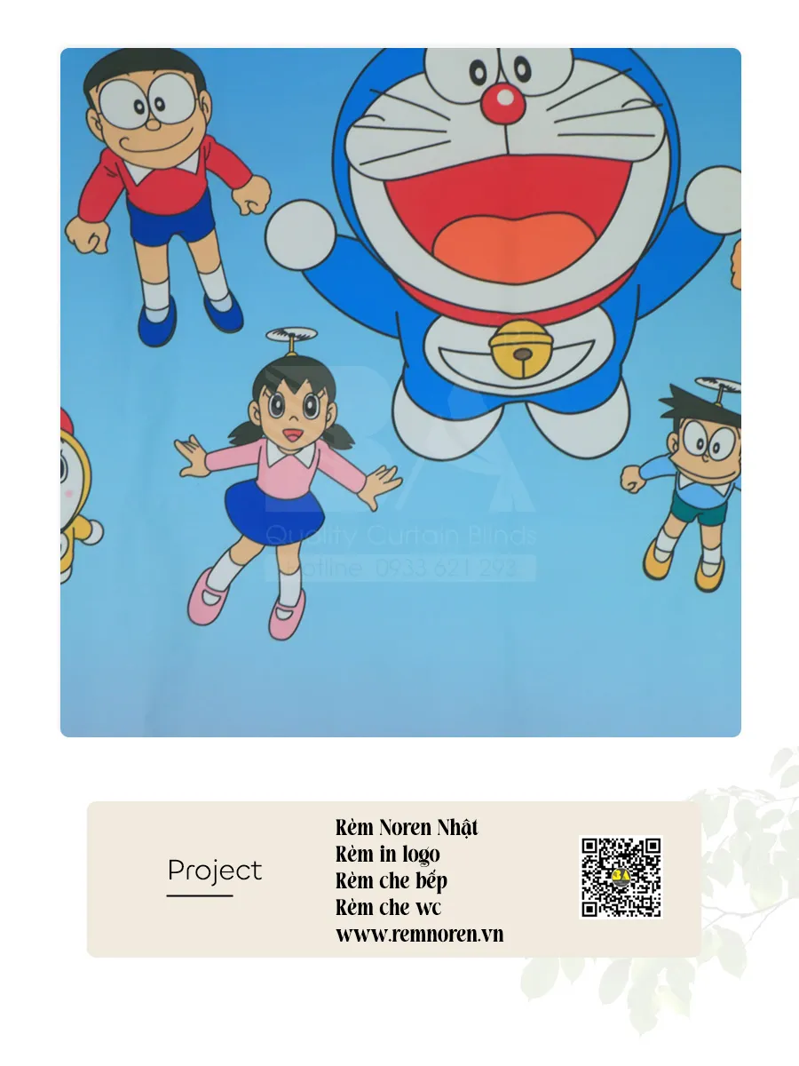 Rèm Noren Doraemon Cho Bé – Màn Cửa Trẻ Em | Rèm Bình An-5