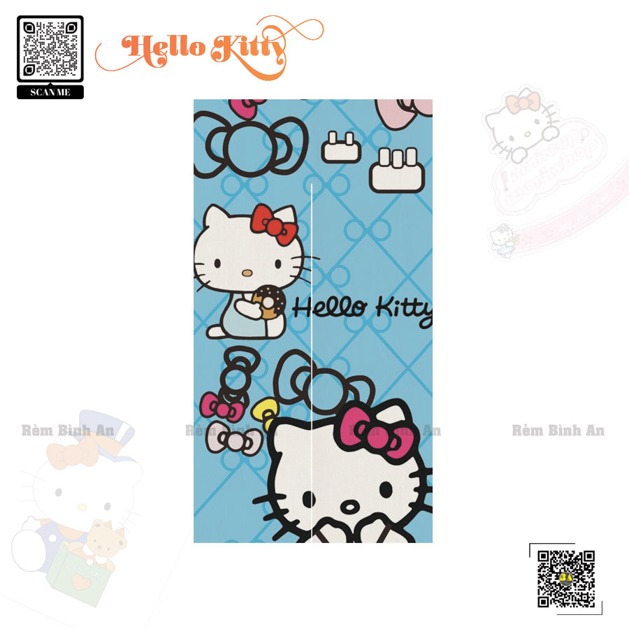 Rèm Noren Hello Kitty - Sáng Tạo Cho Bé