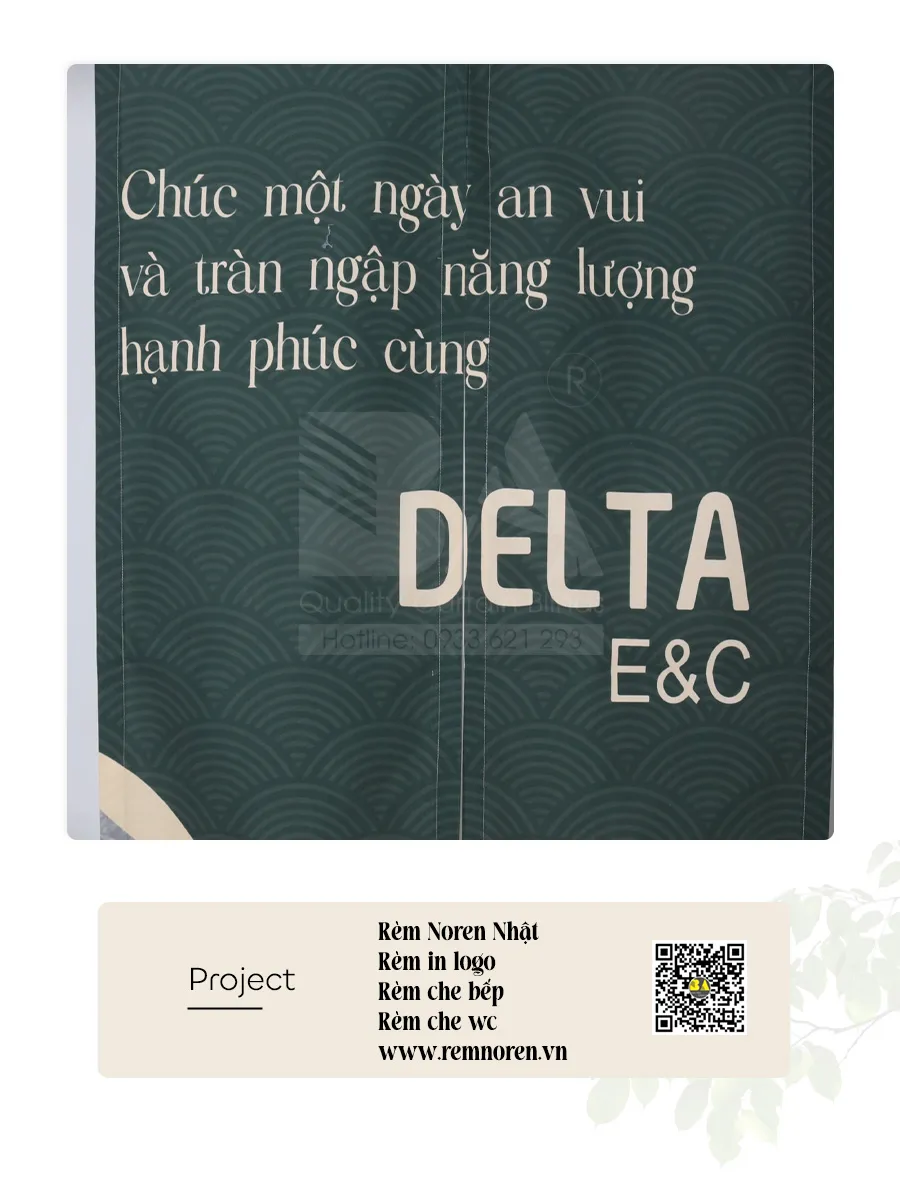Rèm Noren In Logo Công Ty Ngăn Phòng Kiểu Nhật | RÈM BÌNH AN-5