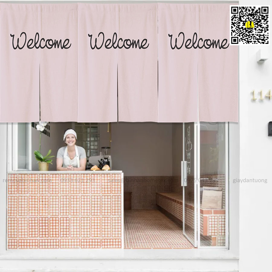 Rèm Noren In Logo Kiểu Nhật