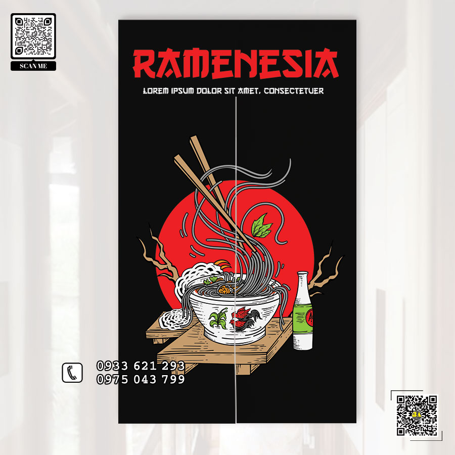 Rèm Noren Nhà Hàng Ramen Độc Đáo | Bình An