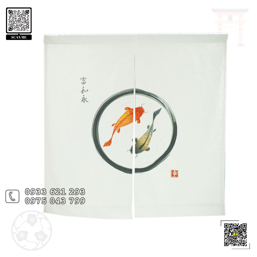 Rèm Noren Nhật Bản Cổ Điển | Mẫu Mã Kiểu Nhật - RÈM BÌNH AN