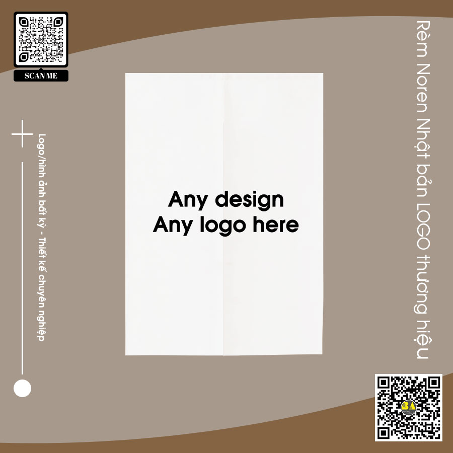 Rèm Noren Nhật Bản in Logo - Rèm Cửa Bình An