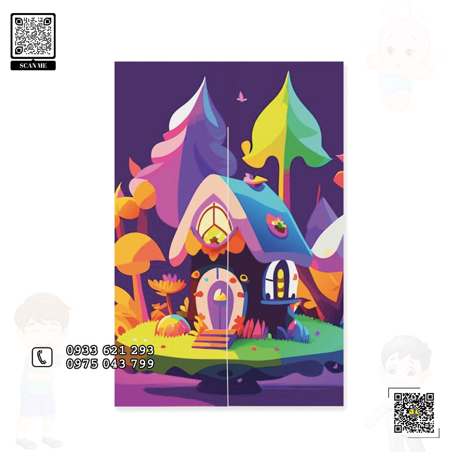 Rèm Noren Trang Trí Phòng Bé | Màn Cửa Trẻ Em Phong Cách Nhật