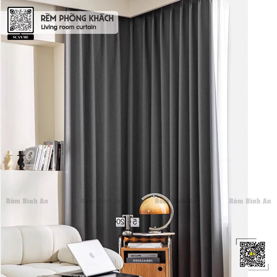 Rèm Phòng Khách Chống UV - Bình An Luxury
