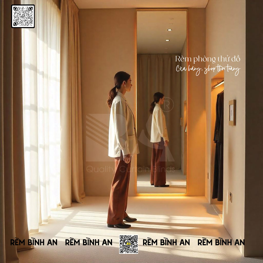 Rèm Phòng Thử Đồ Đẹp – May Đo Theo Yêu Cầu, Lắp Đặt Tận Nơi