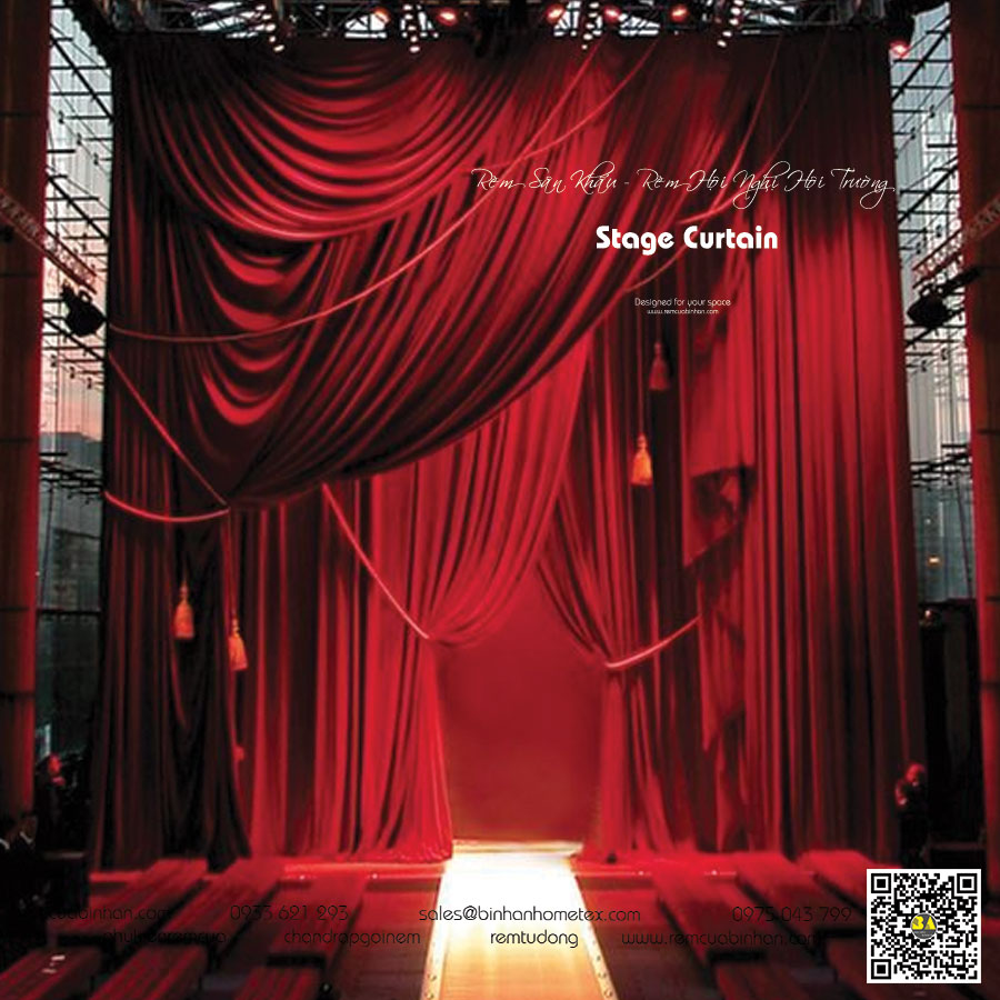 Rèm Sân Khấu Event Màn Che Sân Khấu Biển Diễn Nghệ Thuật