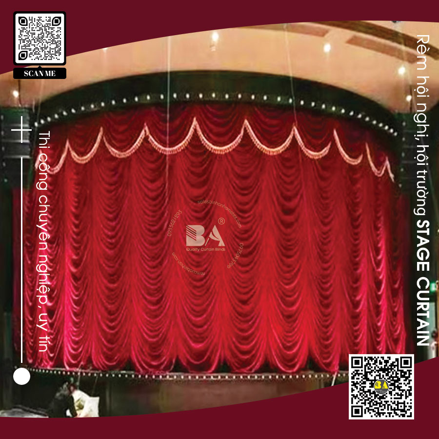 Rèm sân khấu nghệ thuật cổ điển | Màn cửa đẹp