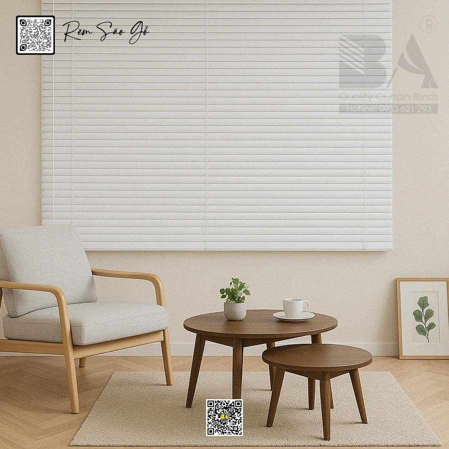 Rèm Gỗ Bản 25mm