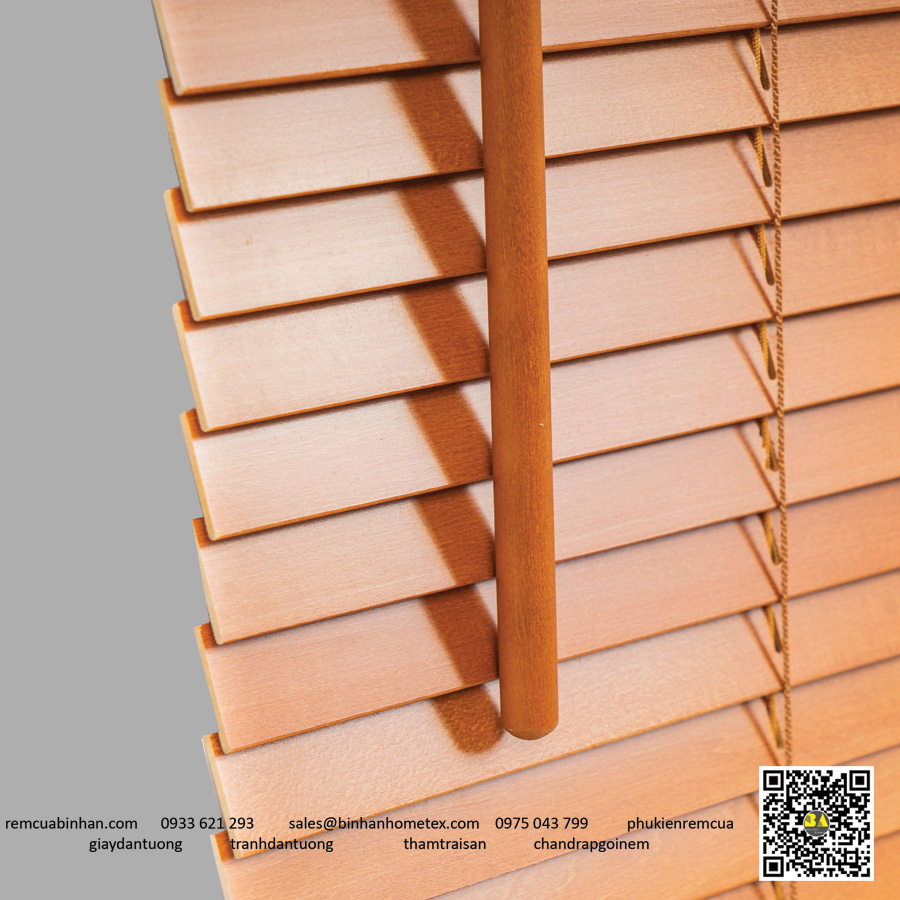 Rèm sáo gỗ màu nâu đẹp | Giá rẻ nhất