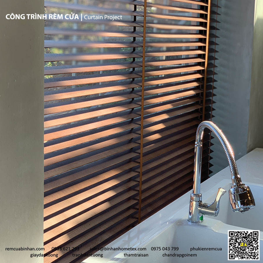 Rèm Sáo Gỗ Yellow Poplar – Gỗ Tự Nhiên Cao Cấp