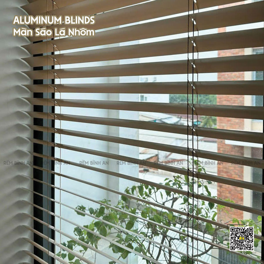 Rèm Sáo Nhôm Vân Gỗ – Vẻ Đẹp Gỗ Tự Nhiên, Bền Đẹp Cho Không Gian Hiện Đại