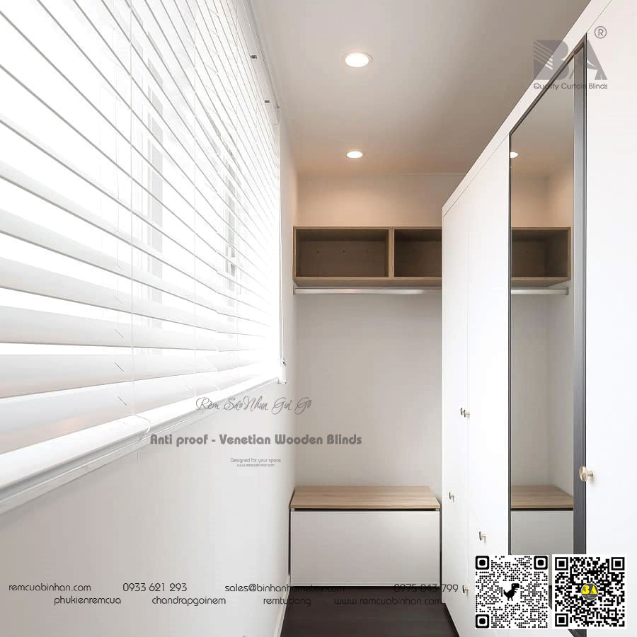 Rèm Cửa Phòng Bếp Rèm Sáo Nhựa Giả Gỗ | Giá Rẻ, Chất Lượng