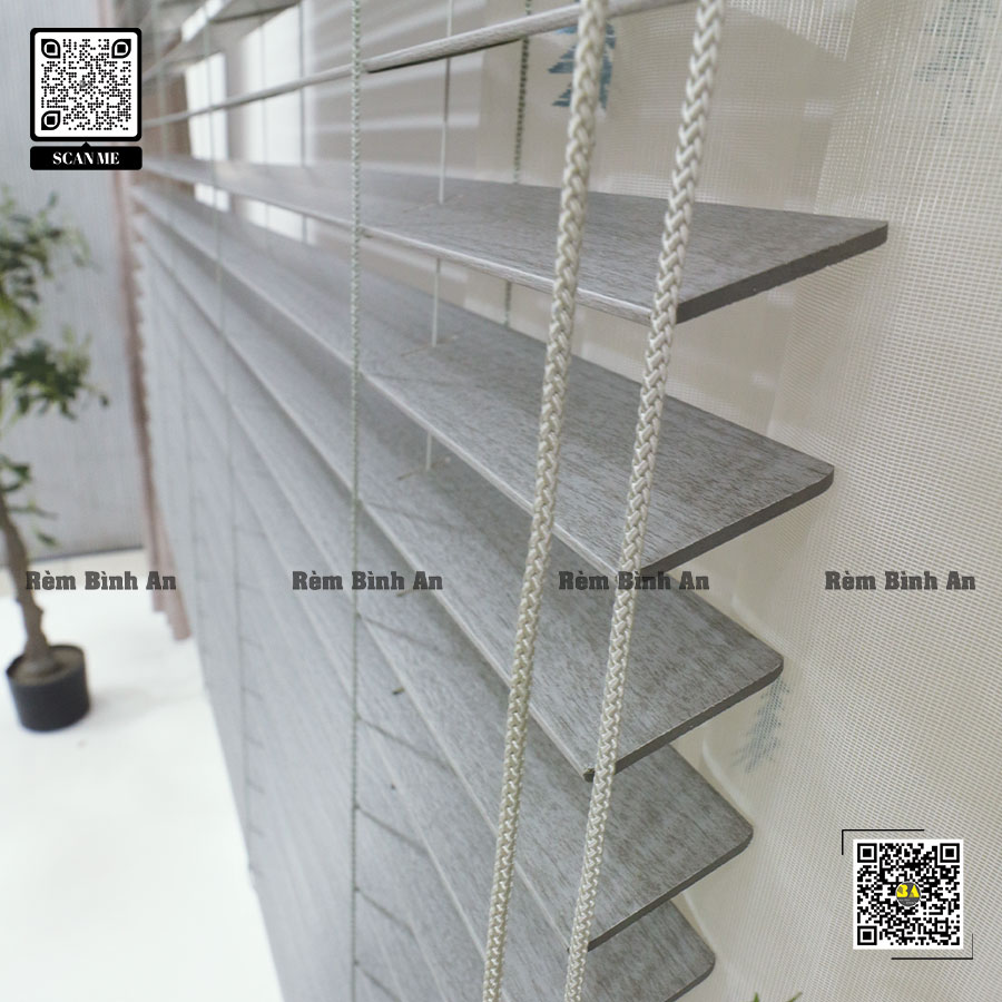 Rèm sáo nhựa giả gỗ Hàn Quốc - Chất lượng cao, chống thấm nước | RÈM BÌNH AN
