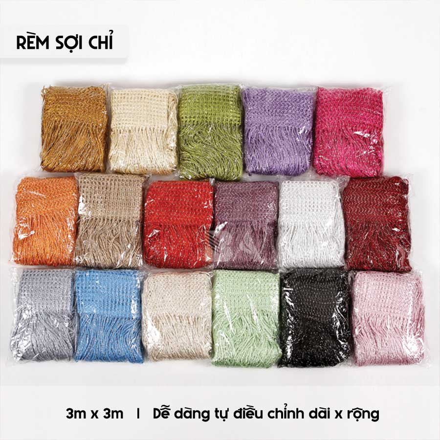 Rèm Sợi Chỉ Kim Tuyến 3m x 3m