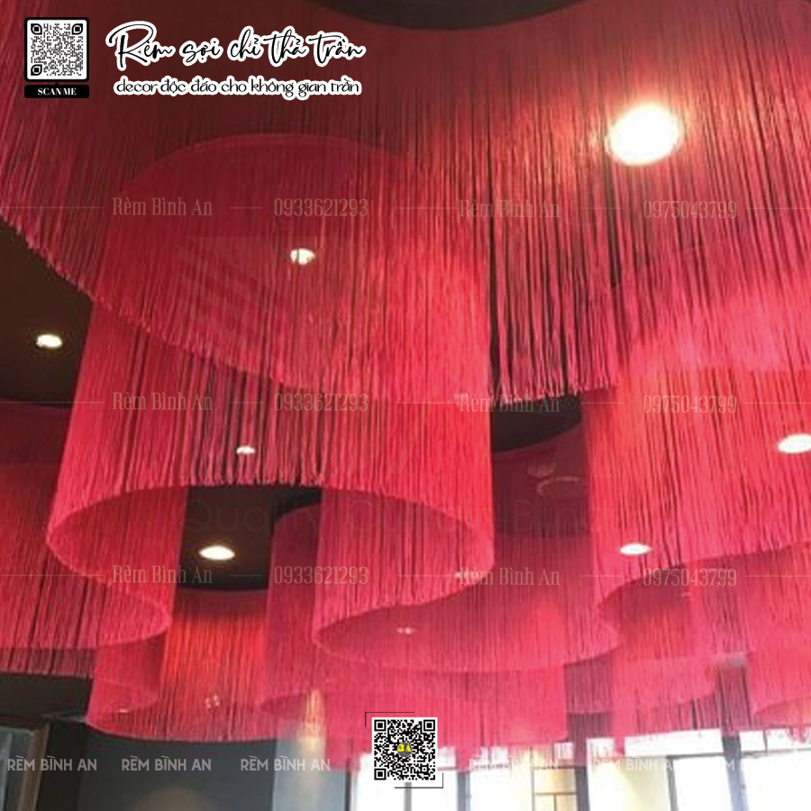 Rèm Sợi Chỉ Thả Trần | Decor Sáng Tạo Bình An
