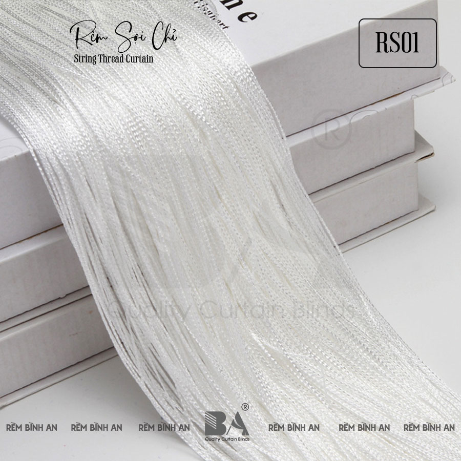 Rèm sợi chỉ trơn - trang trí nhà ở, tiệc cưới, tiệm tóc RS01