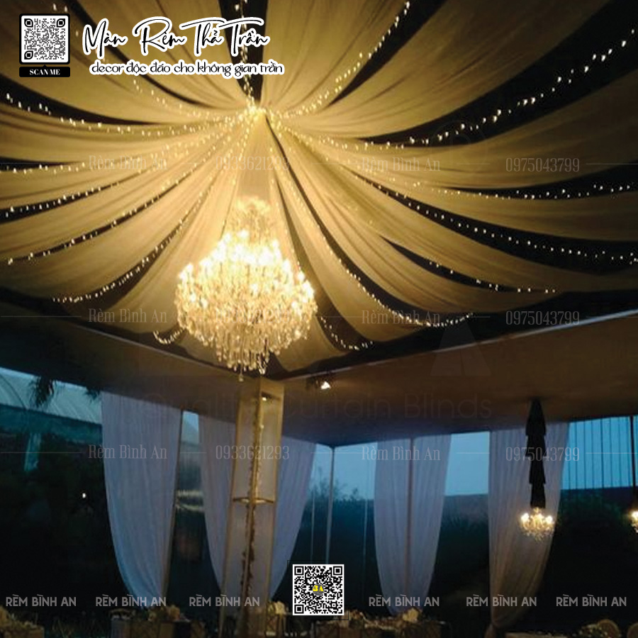 Rèm Thả Trần Dạng Chùm Đẹp