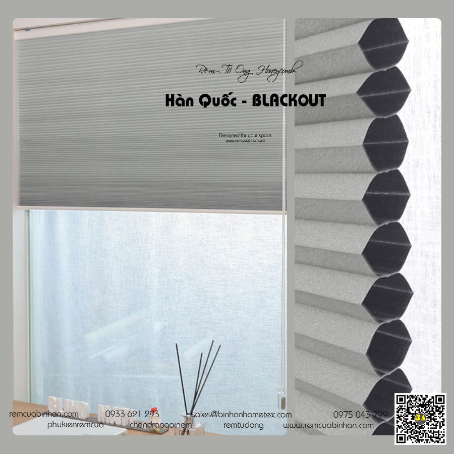 Rèm Tổ Ong Hàn Quốc  | Màn Tổ Ong HoneyComb Blinds