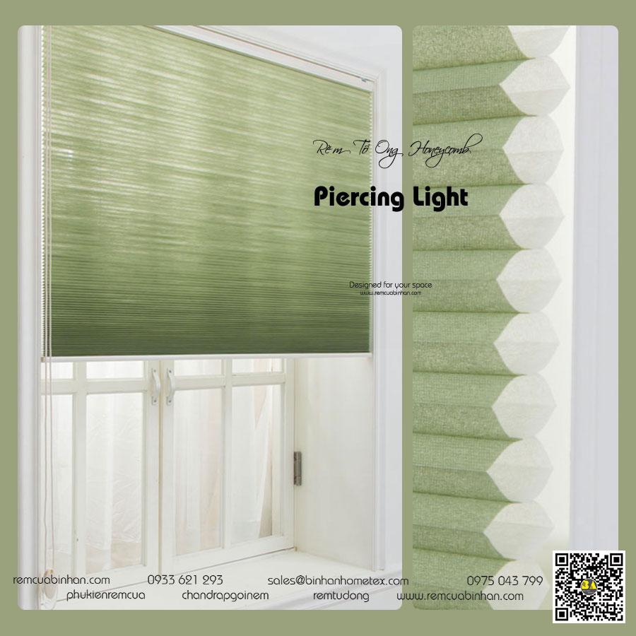 Rèm Tổ Ong Xuyên Sáng Màn Tổ Ong Rèm Cửa Sổ Hàn Quốc