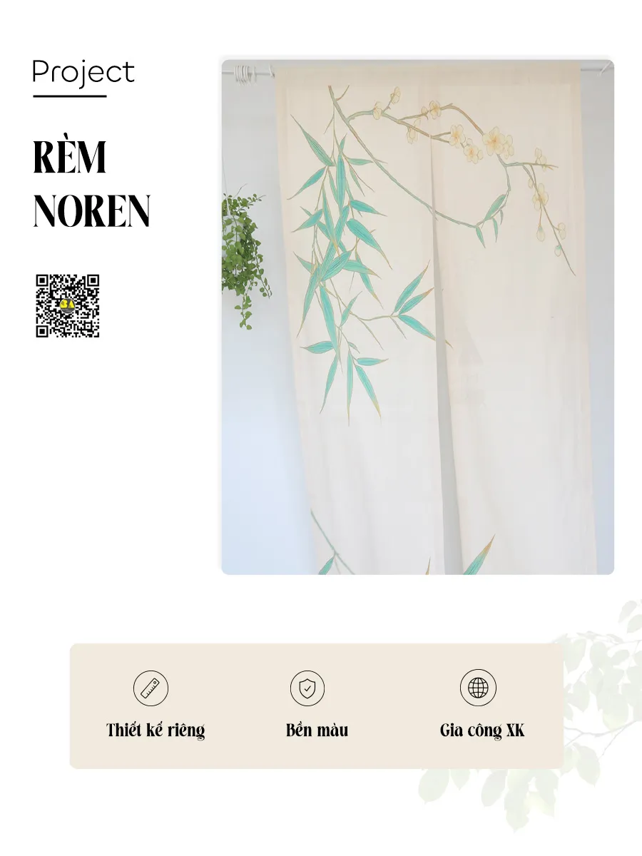 Rèm Tre Trúc Truyền Thống – Rèm Cửa Vintage Kiểu Nhật