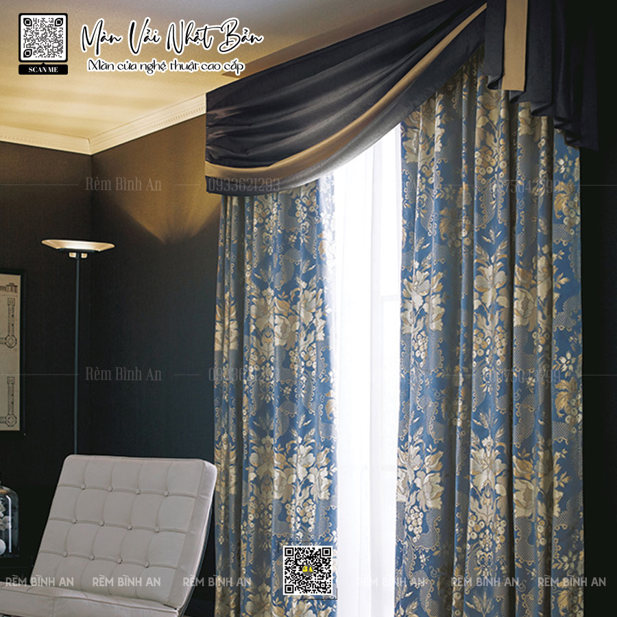 Rèm Vải Châu Âu Cao Cấp Cho Penthouse Và Biệt Thự