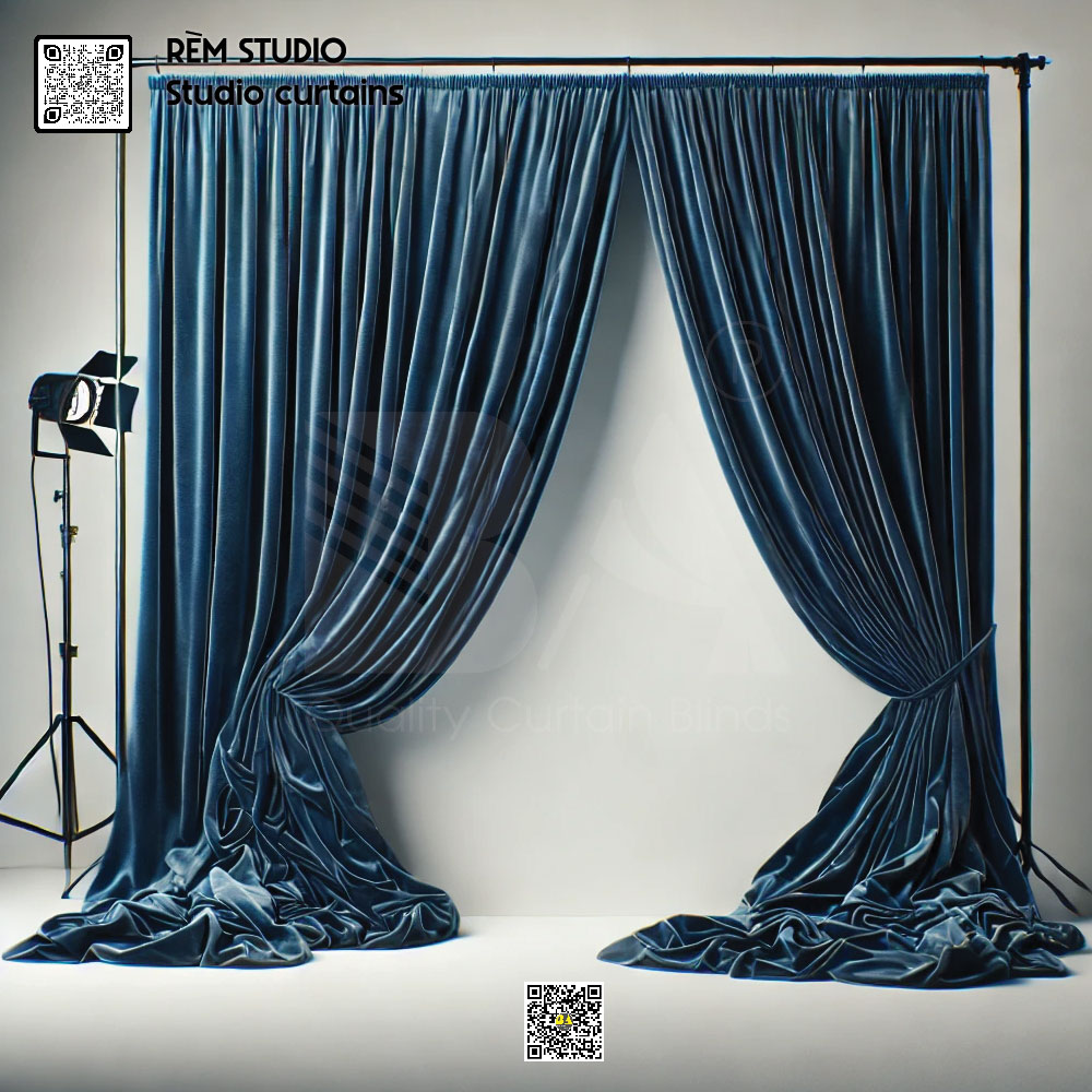 Rèm Vải Nhung Studio Cao Cấp - Rèm Bình An Cho Backdrop Hoàn Hảo
