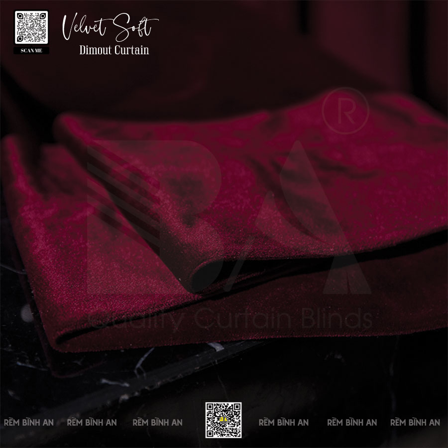 Rèm Vải Nhung VELVEL SOFT - Phong Cách Châu Âu Retro