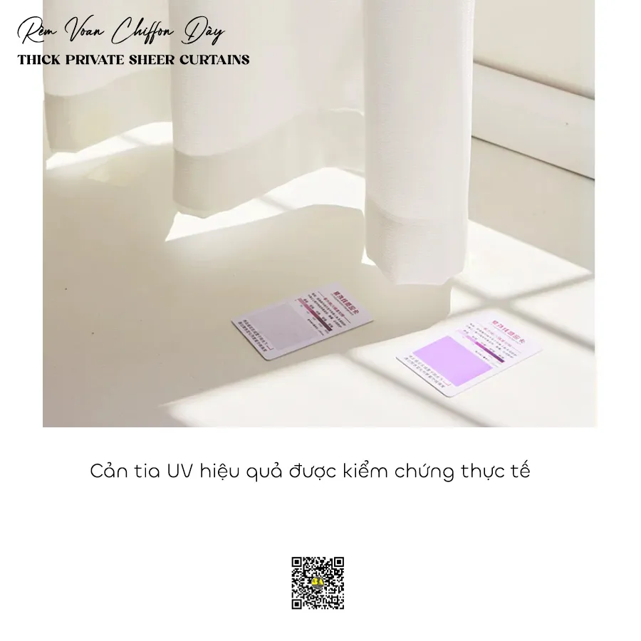 VCF01 Rèm Voan Chiffon Dày Cao Cấp – Rèm Voan Trắng Hiện Đại | RÈM BÌNH AN-5
