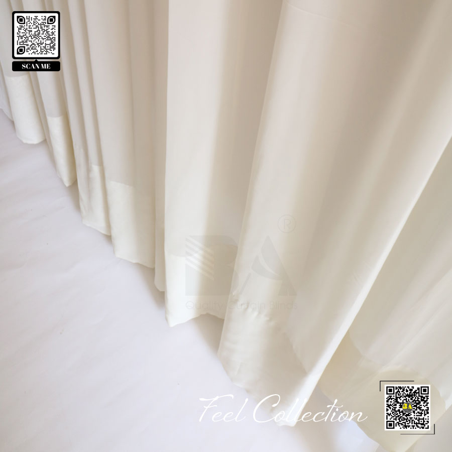 Rèm Voan Màu Be Cao Cấp Nhập Khẩu - Bình An