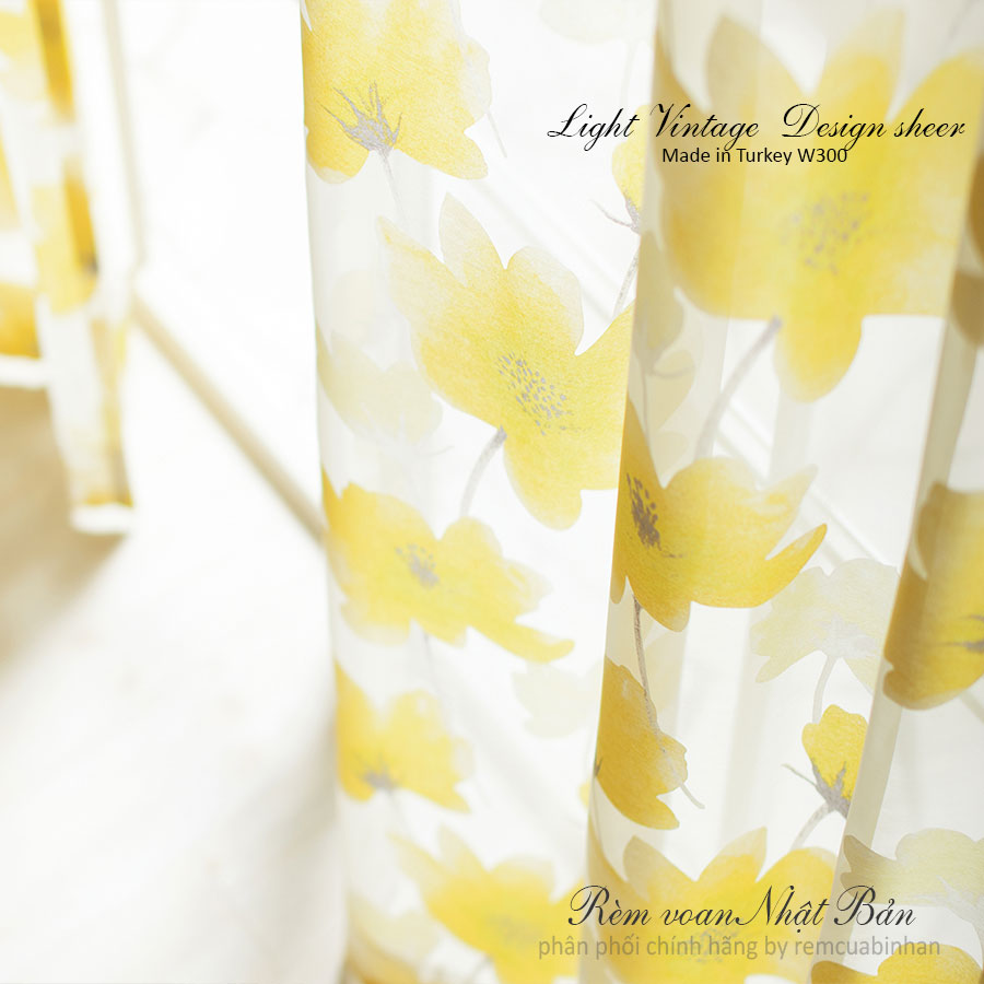 Rèm voan Nhật Bản cao cấp Rèm voan nhập khẩu Sangetsu Japan