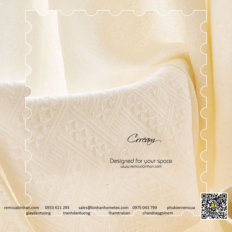 Rèm Voan Thô Mộc Natural Màn Voan Cao Cấp Phong Cách Nhật Bản