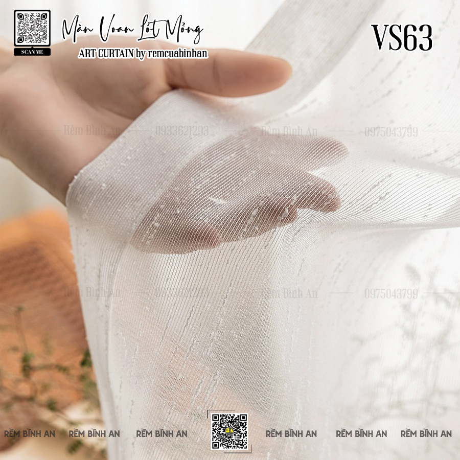 Rèm Voan Trang Trí Art Decor VS63