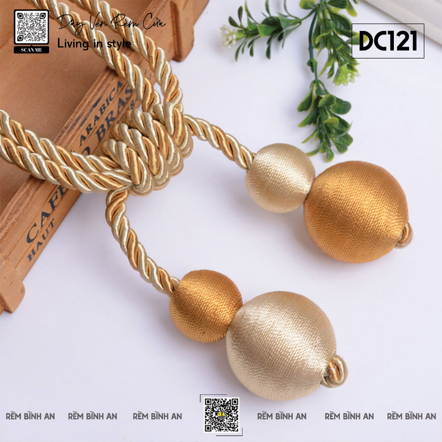 Set 1 Cặp Dây Cột Rèm Cửa Hiện Đại DC12-1