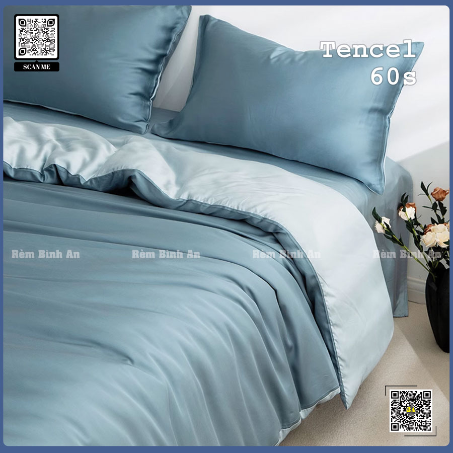 Set Chăn Ga Gối Mền Tencel 60S Cao Cấp - Rèm Cửa Bình An
