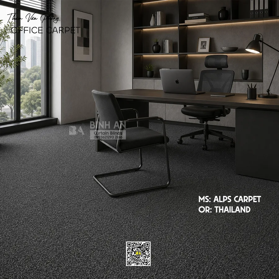 Thảm Cuộn Văn Phòng ALPS Thái Lan 12 Màu Loop Pile 100% PP-7