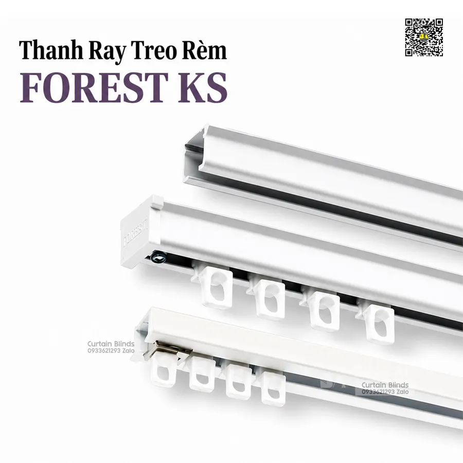 FOREST KS Klick System – Thanh Ray Rèm Cao Cấp Từ Hà Lan
