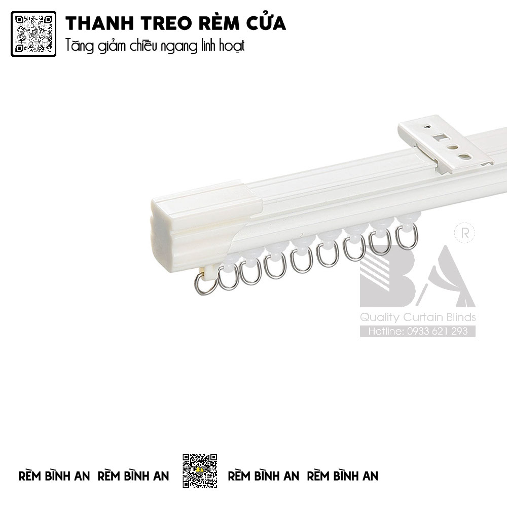  Thanh treo rèm cửa lõi giảm ồn – Dễ dàng lắp đặt, vận hành êm ái XL25