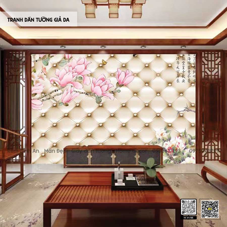 Tranh Dán Tường Giả Da: Sang Trọng Đẳng Cấp